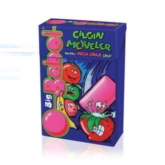 Big Babol Çılgın Meyveler Sakız Karışık Meyve Aromalı